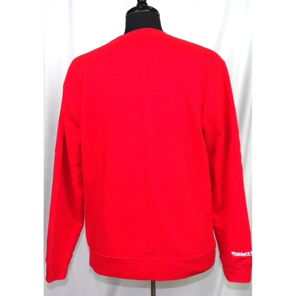 Mitchell &‎ Ness Montreal Canadiens Red Crew Neck Pull Over Sweatshirt Men's LRG